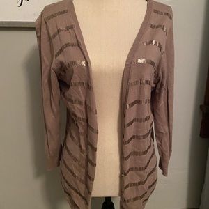 Brown cardigan